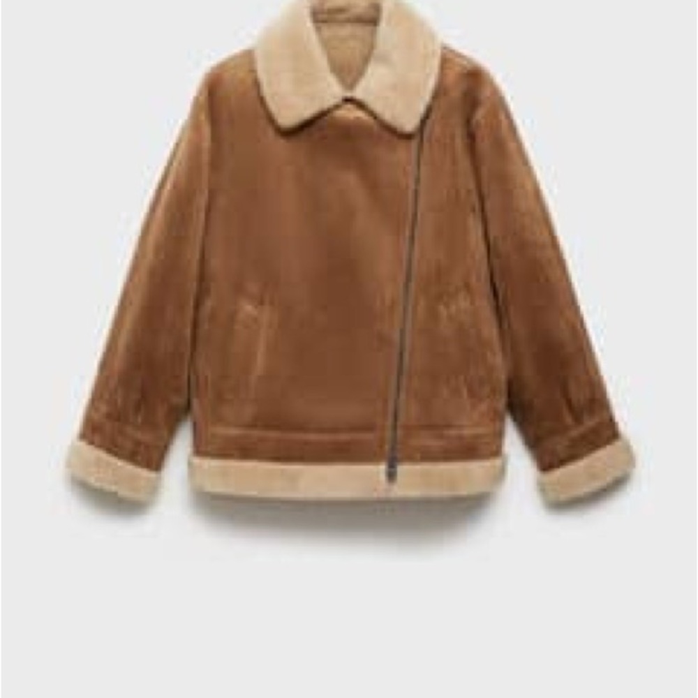 Mango Jacket With Shearling-Effect Lining - image 1
